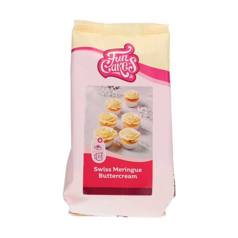 Mix Préparation Crème au Beurre Meringue Suisse 400gr FunCakes