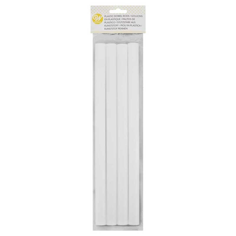 Dowel tiges en plastique ensemble de 4 Wilton