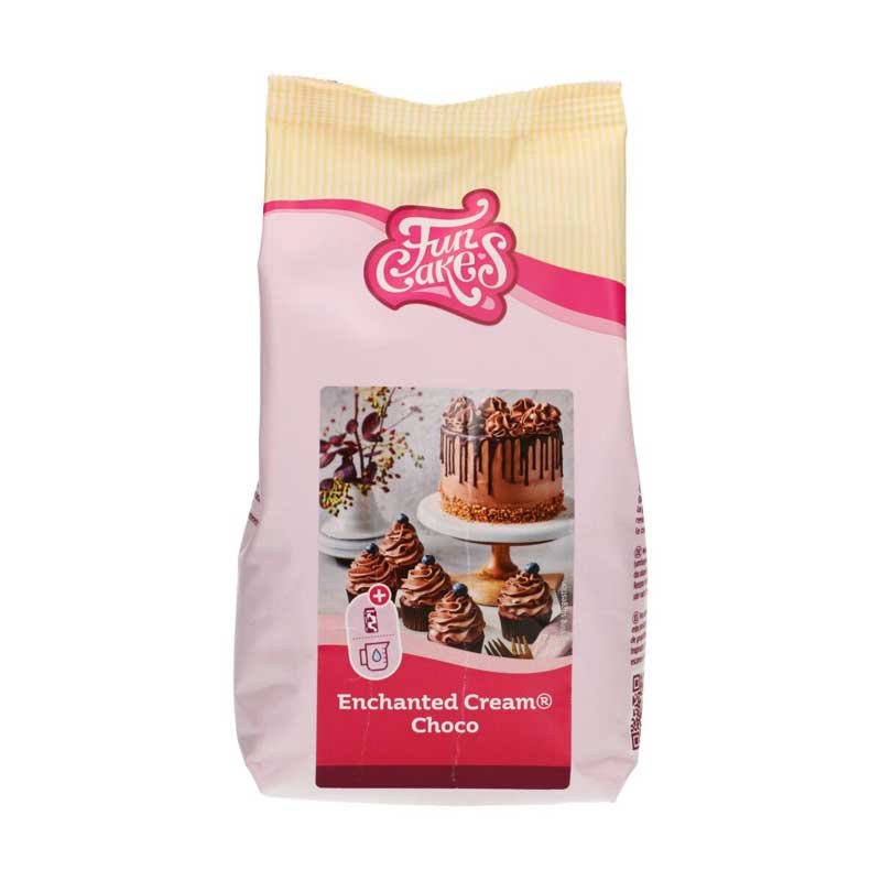 Préparation Mix pour crème enchantée Chocolat 450g FunCakes