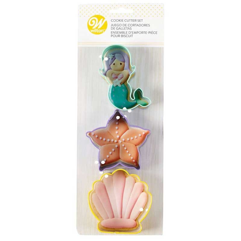 Emporte-pièce Biscuit Vie Marine Set/3 Wilton