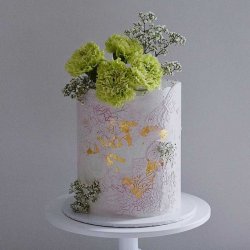 Pochoir pour gâteau motif floral avec papillons Belsize Cakes