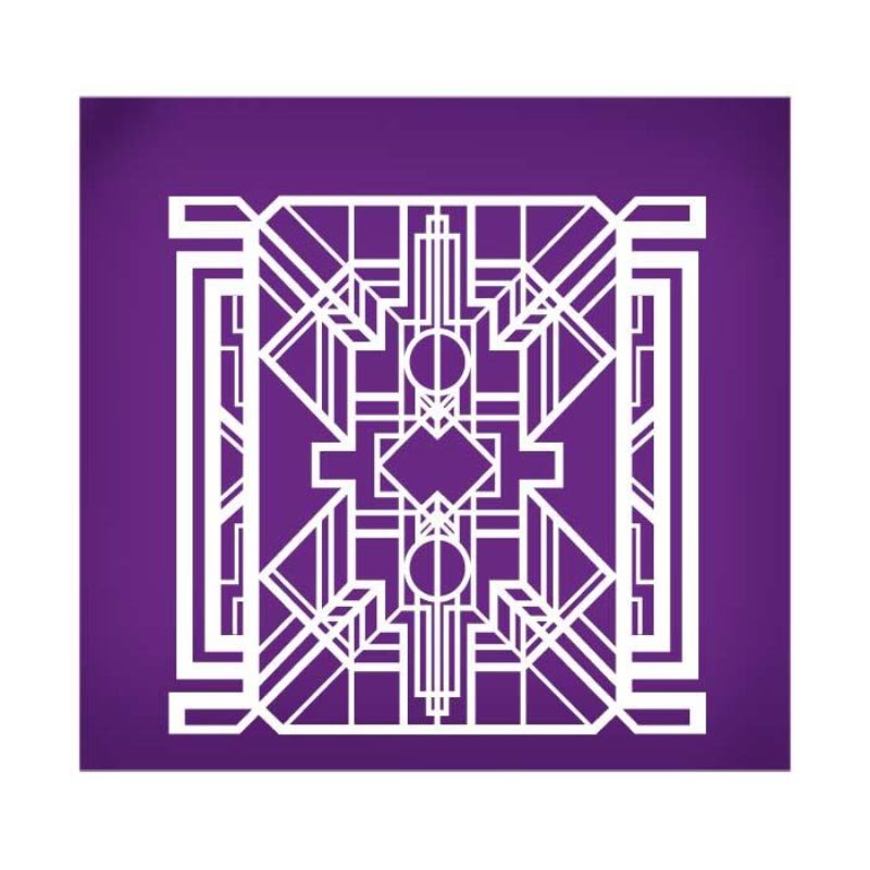 Pochoir verticale Art Deco Gatsby Evil Cake Genius Pochoir verticale Art Deco Gatsby Evil Cake Genius