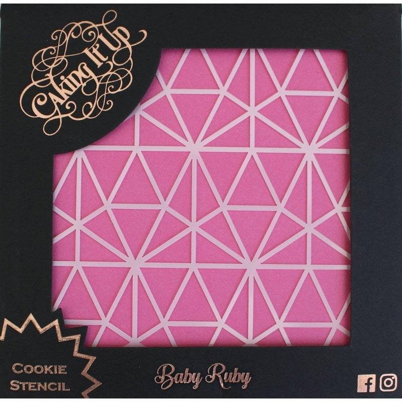 Pochoir, stencil pour biscuit et gâteau Caking it Up Baby Ruby Pochoir, stencil pour biscuit et gâteau Caking it Up Baby Ruby