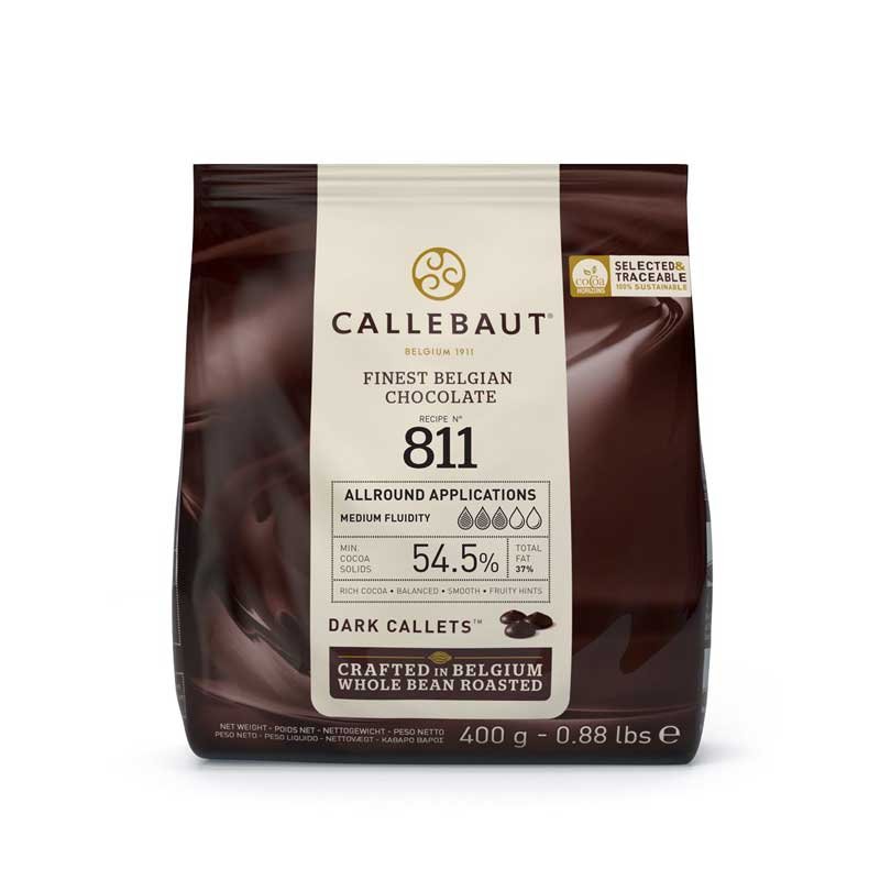 Chocolat noir Callebaut 400g