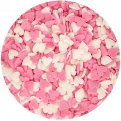 Coeurs Rose-Blanc 60g FunCakes