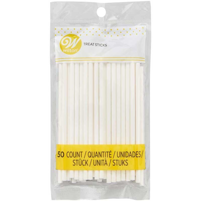 100 Bâtonnets à Cake Pops Colorés - 10 Cm | Pour Chocolat, Sucettes DIY, Décoration Pâtisserie - Rose, Blanc, Bleu, Jaune, Violet