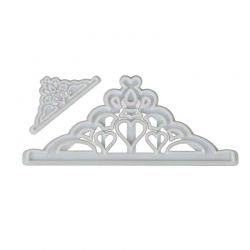 Emporte-pièce Couronne set/2 FMM sugarcraft