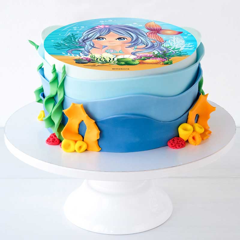 Décor Comestible Pour Gâteau - Disque Azyme Imprimé Motif Maquillage - Diamètre 20cm