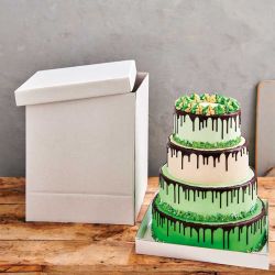 Boîtes à gâteau disponibles en plusieurs tailles et hauteurs