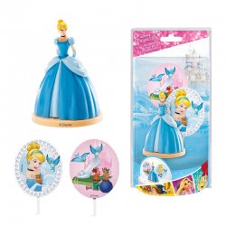 Kit Figurine 3D avec toppers Cendrillon Princesse Disney