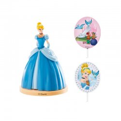 Kit Figurine 3D avec toppers Cendrillon Princesse Disney