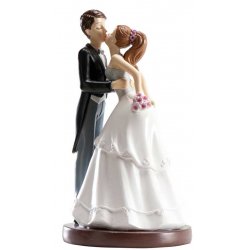 Sujet de mariage mariés baiser 16 cm