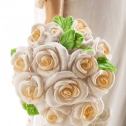 Sujet de mariage Avec bouquet de fleur