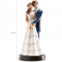 Sujet de mariage Enlacé 18 cm