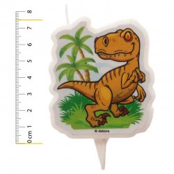 Bougie anniversaire dinosaure 7,5cm