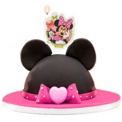 Bougie anniversaire 2d Minnie mouse 7,5cm Disney
