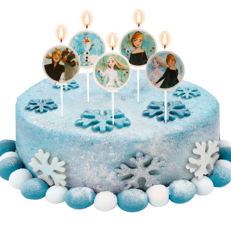 1 Bougie Silhouette Elsa - Reine des Neiges 2 pour l'anniversaire de votre  enfant - Annikids