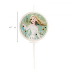 1 Bougie Silhouette Elsa - Reine des Neiges 2 pour l'anniversaire de votre  enfant - Annikids