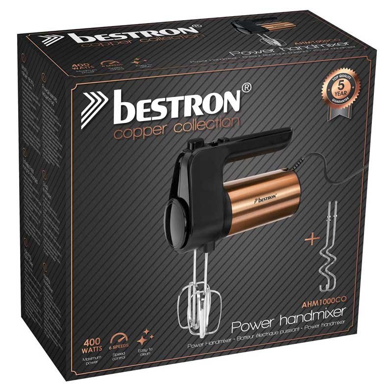 Batteur Électrique cuivre 400W Bestron Batteur Électrique cuivre 400W Bestron