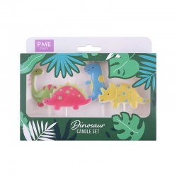 Bougie Dinosaure Set/4 PME