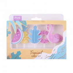 Bougie Fête tropicale Set/5 PME