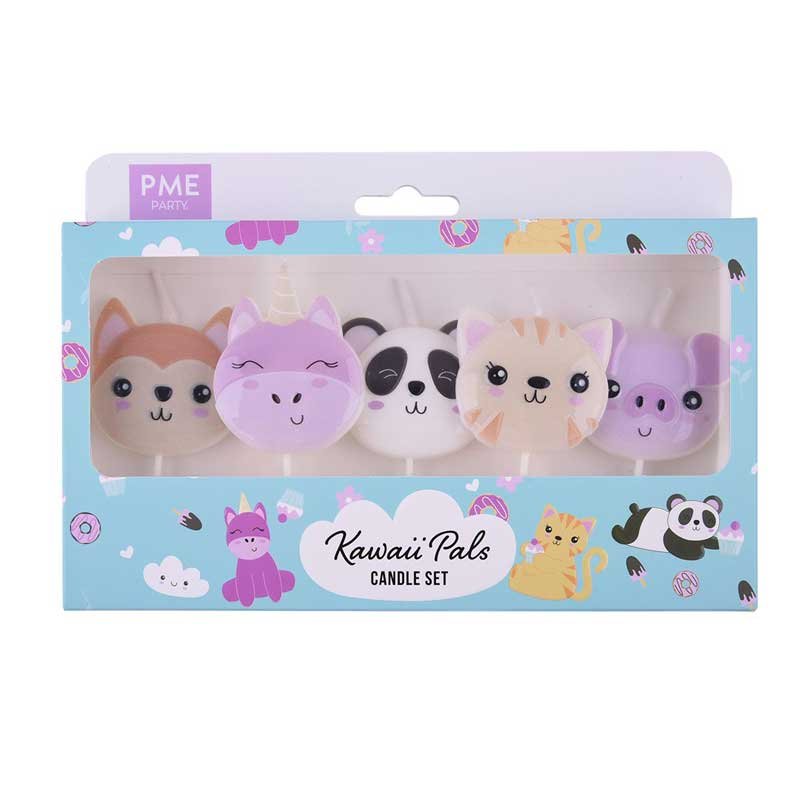 Bougie Kawaii set/5 PME