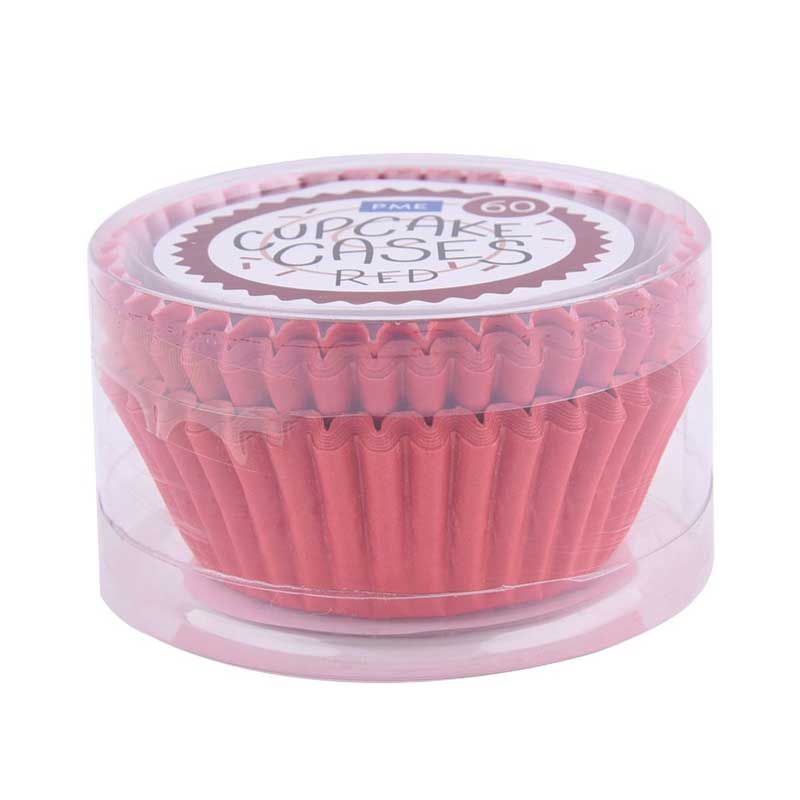 Caissettes à mini cupcakes Rose à points blanc - pk/60