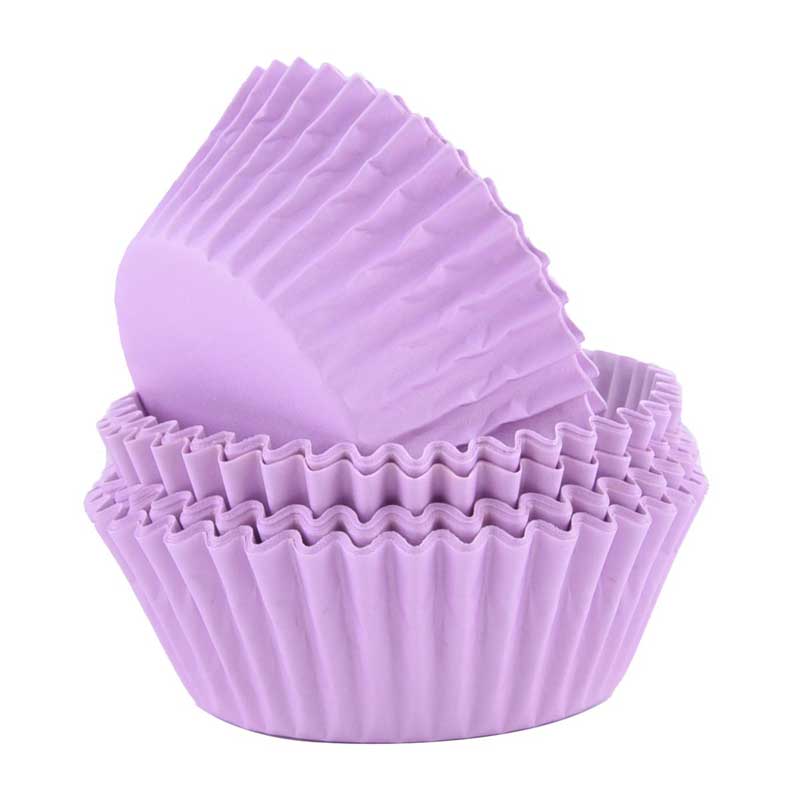 caissettes à cupcake couleur rose - 60pcs - 50 mm - PME