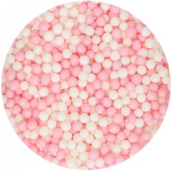 perles comestible Rose-Blanc