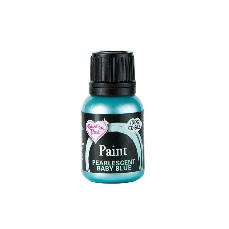 Peinture métallique Bleu Bébé 25ml Rainbow Dust Peinture métallique Bleu Bébé 25ml Rainbow Dust