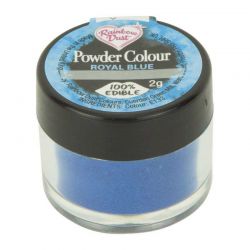 Colorant alimentaire plain and simple Bleu royal Rainbow dust