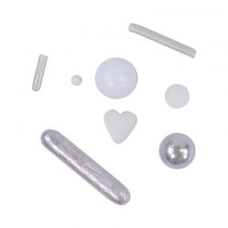 Sprinkles Mix Out of the Box 60g PME couleur White Wedding