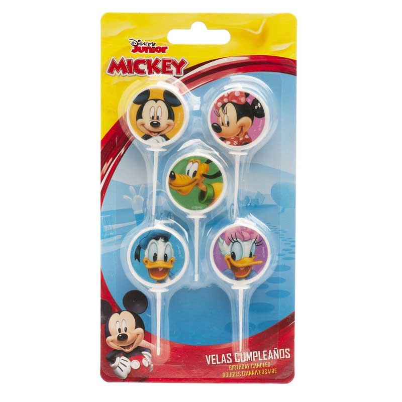 Bougie d'anniversaire Mickey Mouse - 3 ans