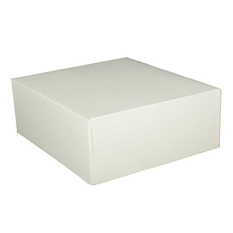 Boîte pâtissière blanche 20x20x8 Boîte pâtissière blanche 20x20x8