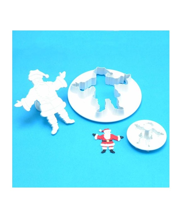 Emporte-pièce poussoir père Noël set/2 PME Emporte-pièce poussoir père Noël set/2 PME