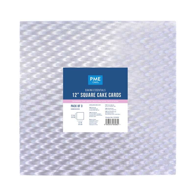 Plateau de présentation carré fin PME lot de 3 tailles 305mm / 12”