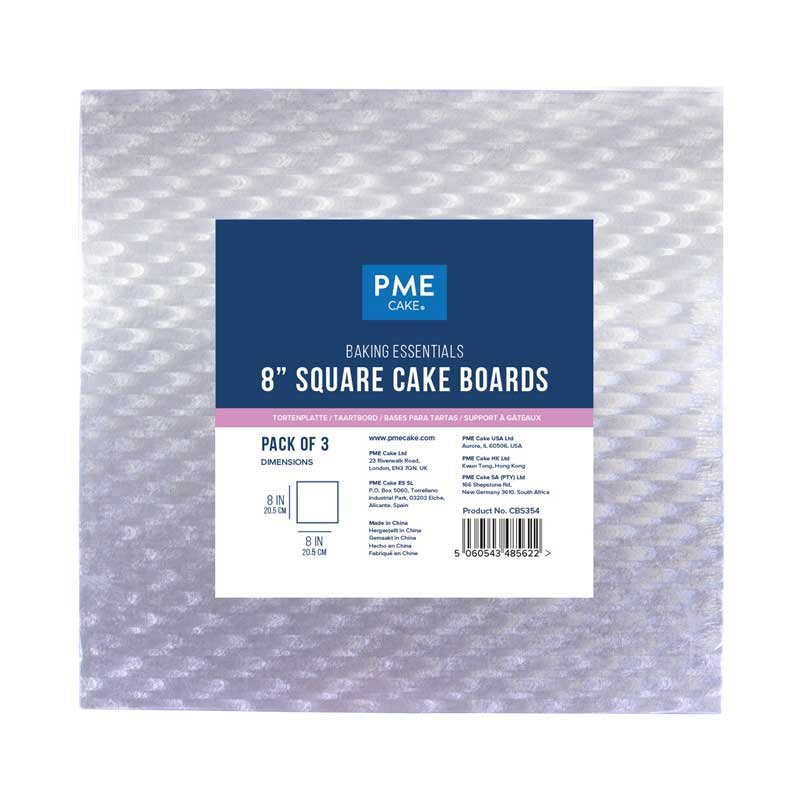 Plateau de présentation carré épais PME lot de 3 tailles au choix