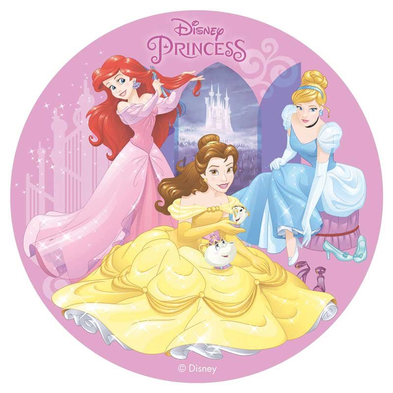 Disque Cendrillon, Belle, Blanche neige et Ariel Princesses Disney