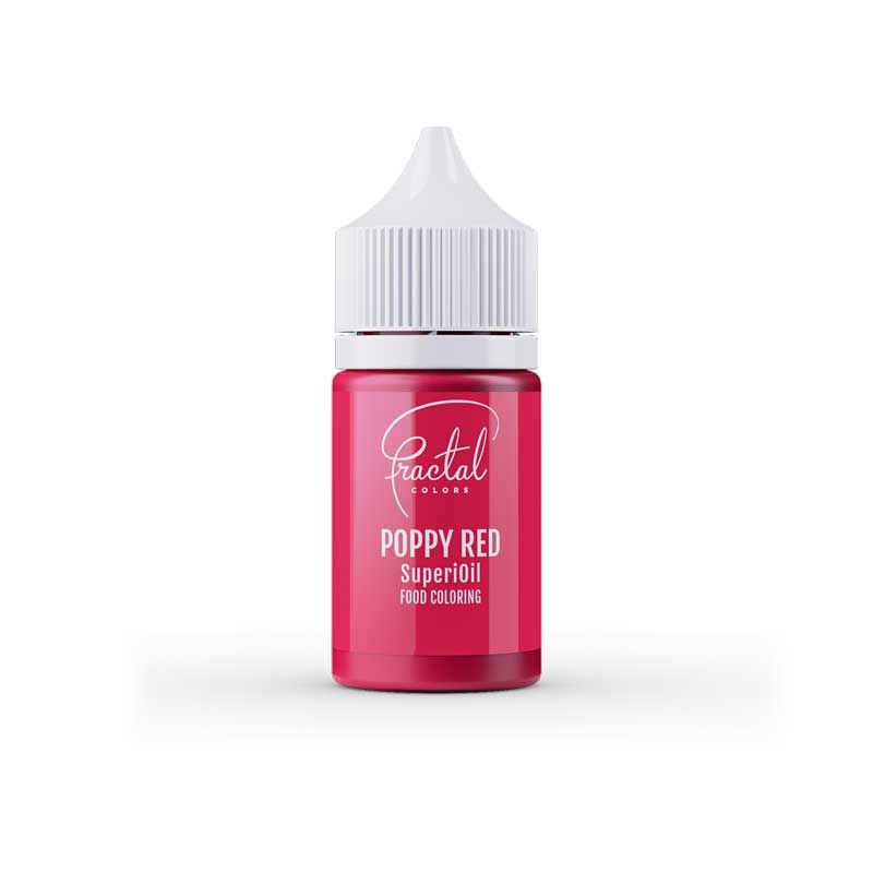 Colorant alimentaire pour chocolat SuperiOil Fractal Couleur Rouge coquelicot Colorant alimentaire pour chocolat SuperiOil Fractal Couleur Rouge coquelicot