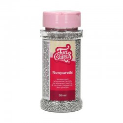 Perle de Sucre Nonpareils Argent 80gr FunCakes