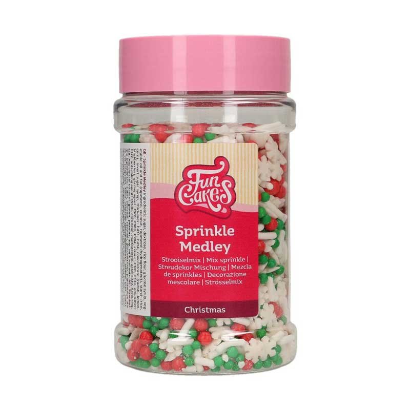 Sprinkle Medley Noël 180g FunCakes Sprinkle Medley Noël 180g FunCakes