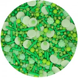 Sprinkle Medley Paillettes verte 65g FunCakes