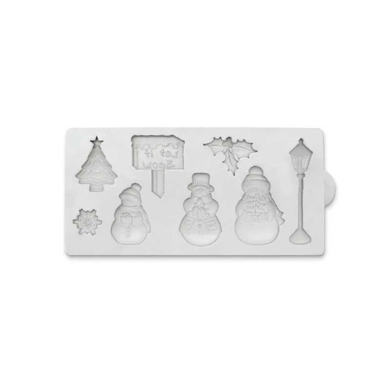 Moule Miniature Let it Snow Noël Katy Sue Moule Miniature Let it Snow Noël Katy Sue