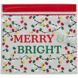 Sacs à biscuits et à bonbons de noël Merry & Bright Wilton