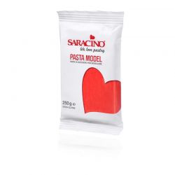 Pâte à sucre modelage 250g Saracino couleurs Rouge