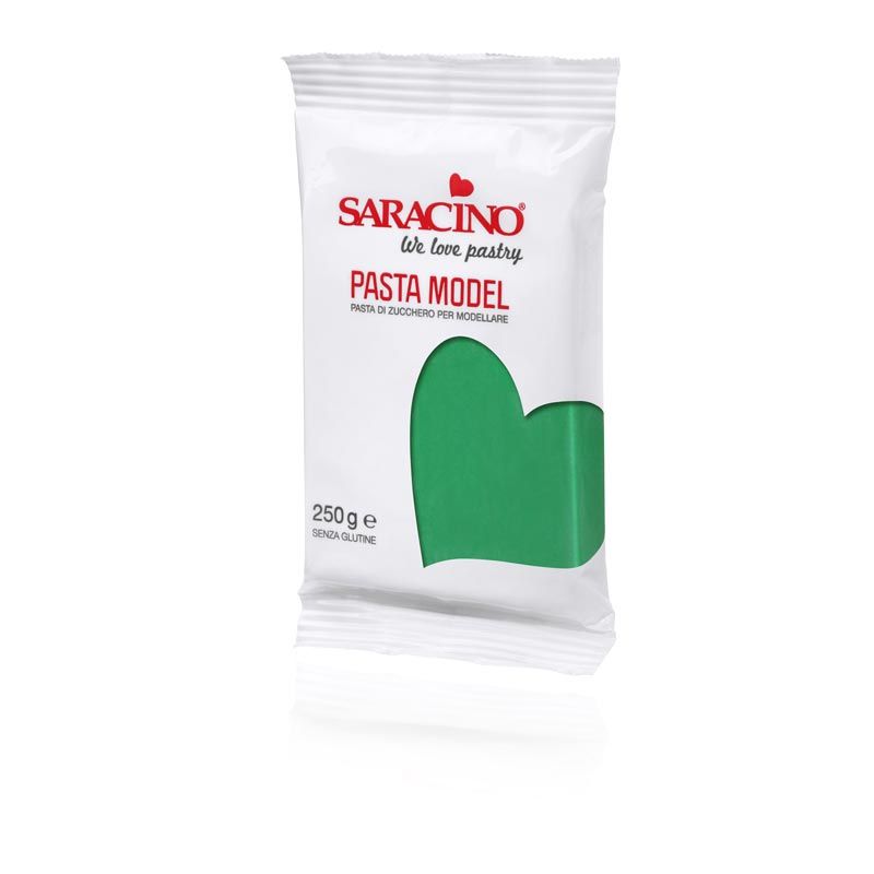 Pâte à sucre modelage 250g Saracino couleurs Vert