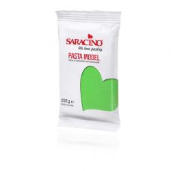 Pâte à sucre modelage 250g Saracino couleurs Vert clair