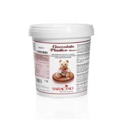 Chocolat plastique Blanc 1Kg Saracino