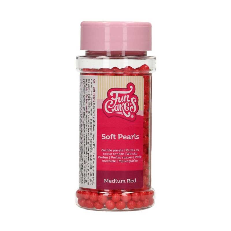 Perle de Sucre Rouge 80g FunCakes à 3,99 €