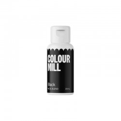 Colorant liposoluble pour chocolat 20ml Colour Mill couleur Noir